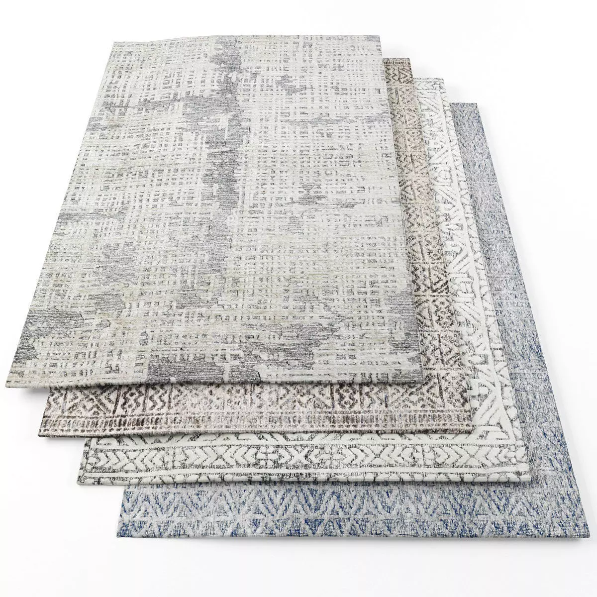 Rugs-1067 modern rugs for living room Low-poly 3D model_0