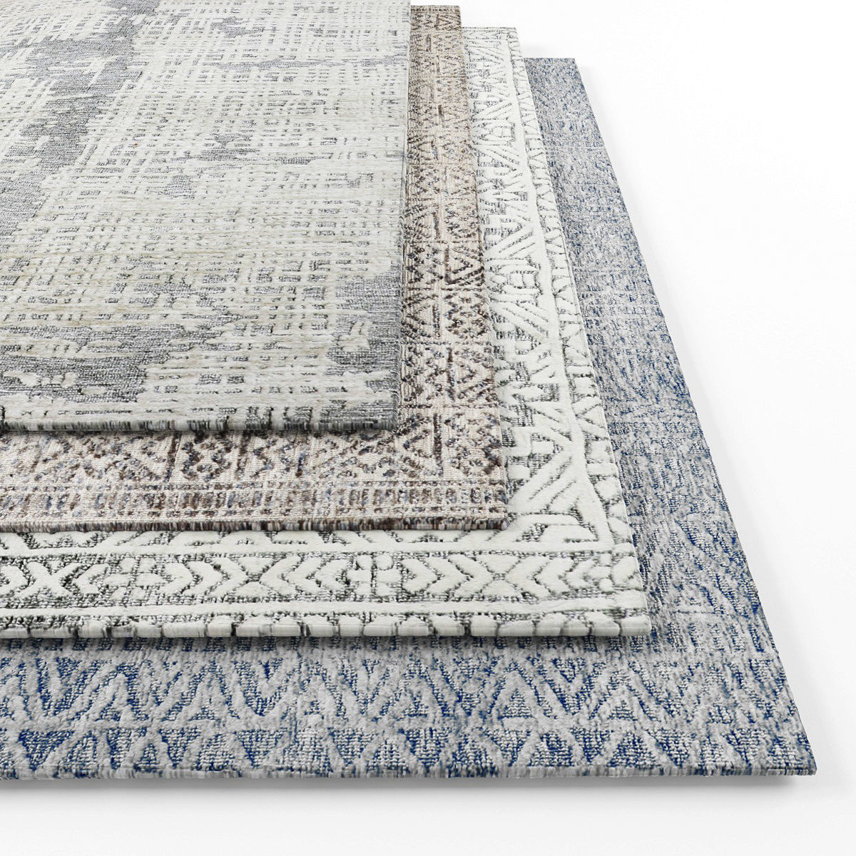 Rugs-1067 modern rugs for living room Low-poly 3D model_1