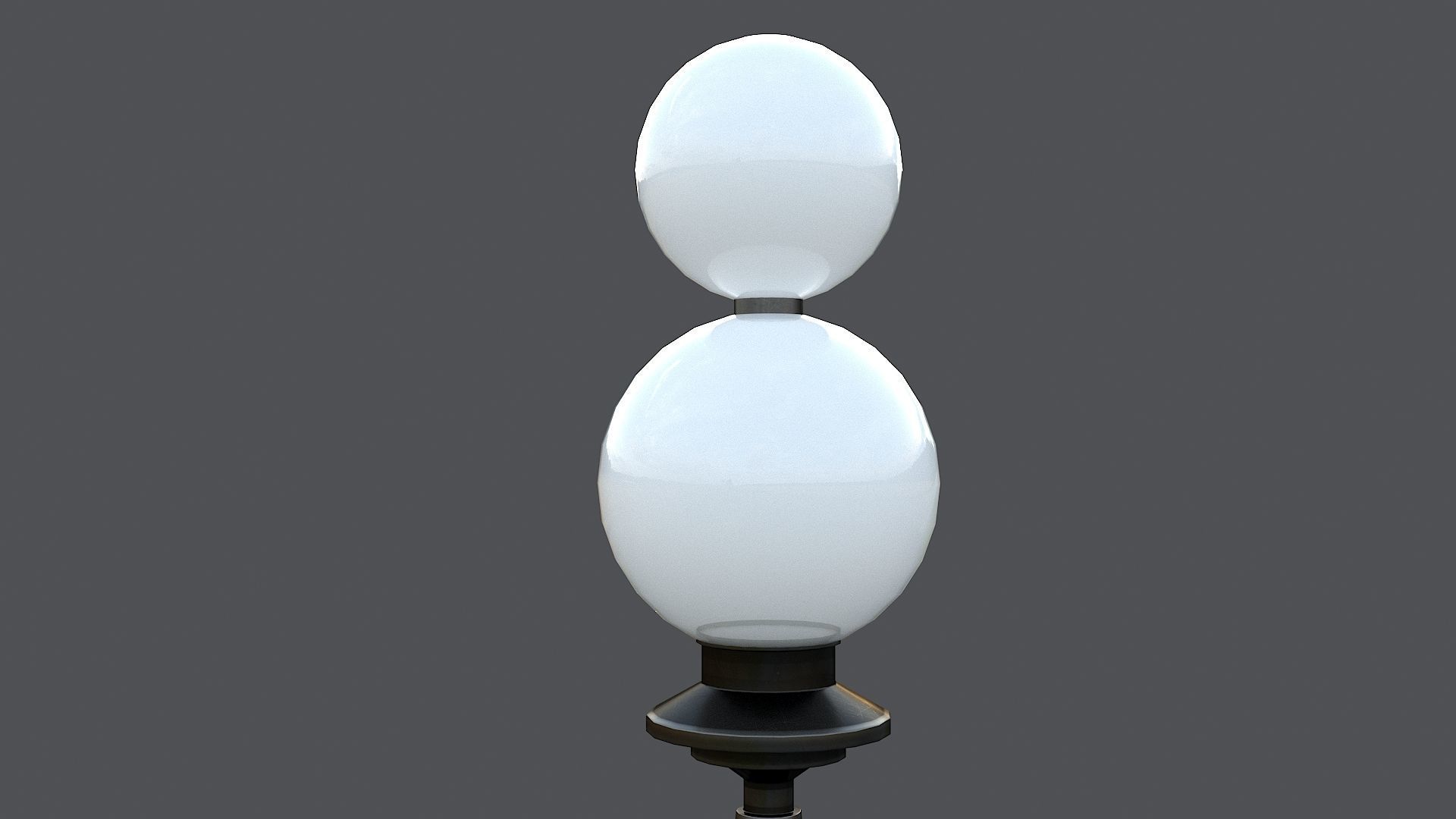 Classic street lamp Collection 3D model_2