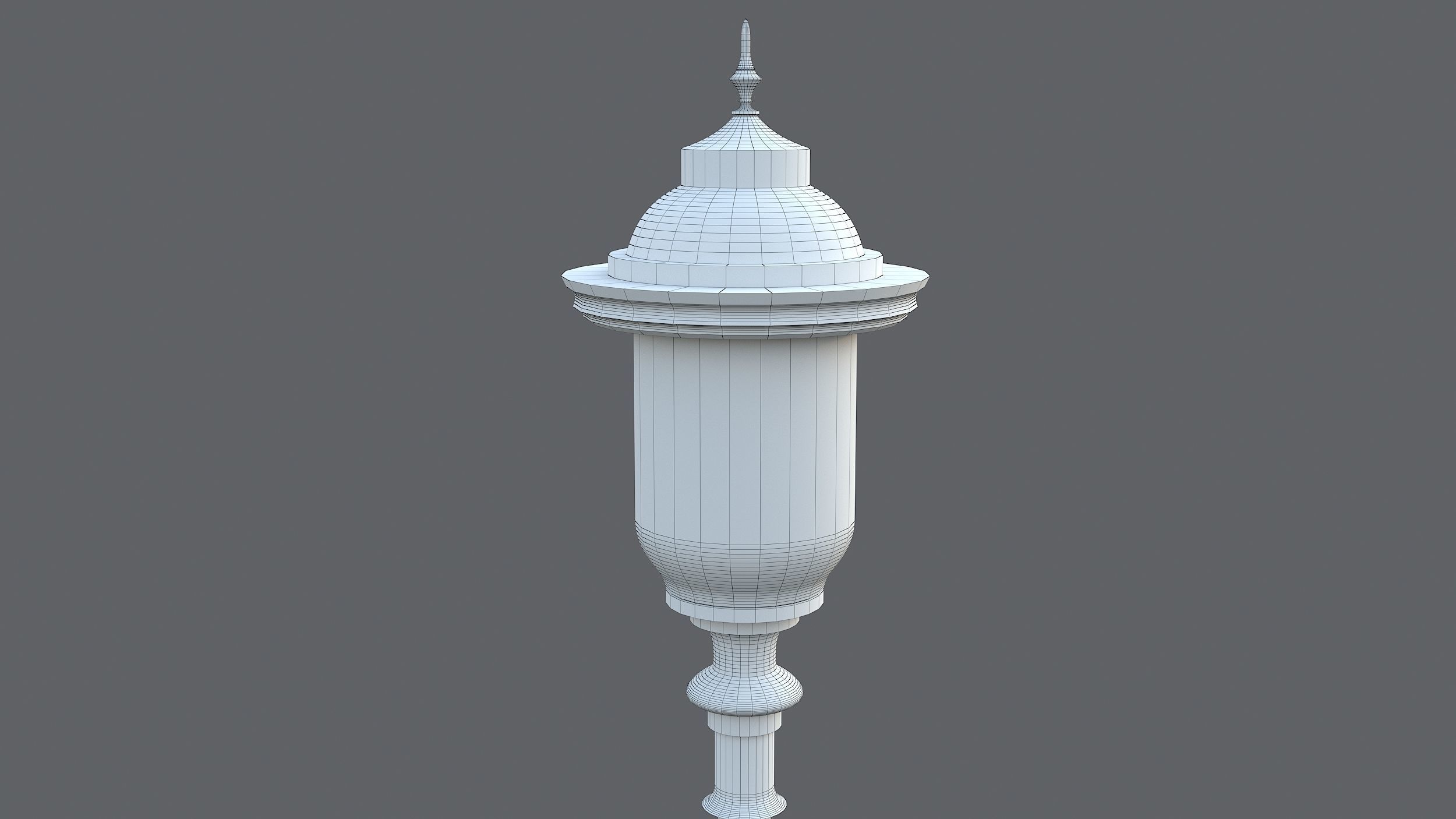 Classic street lamp Collection 3D model_26