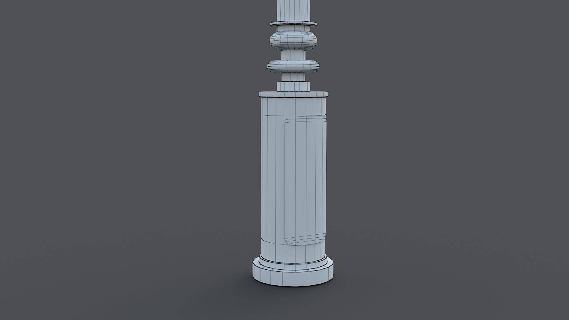 Classic street lamp Collection 3D model_20