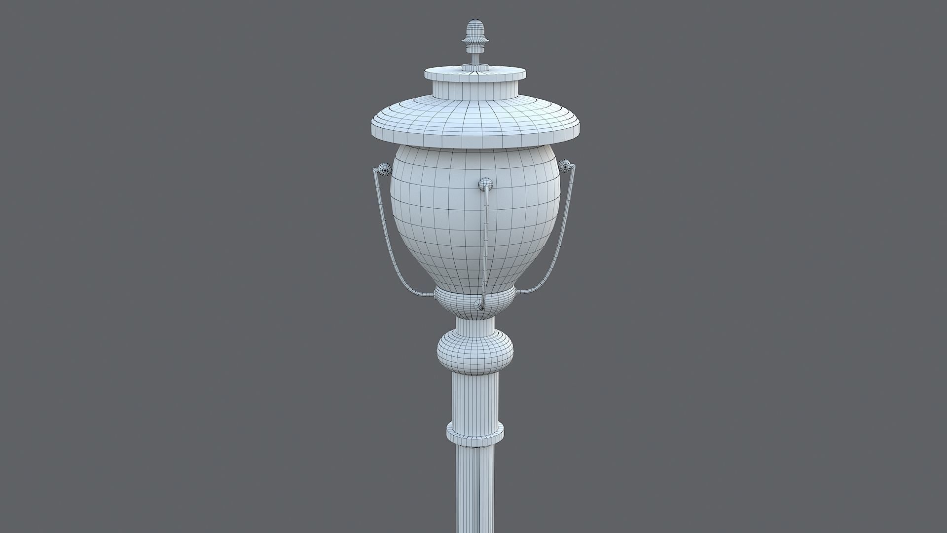 Classic street lamp Collection 3D model_24