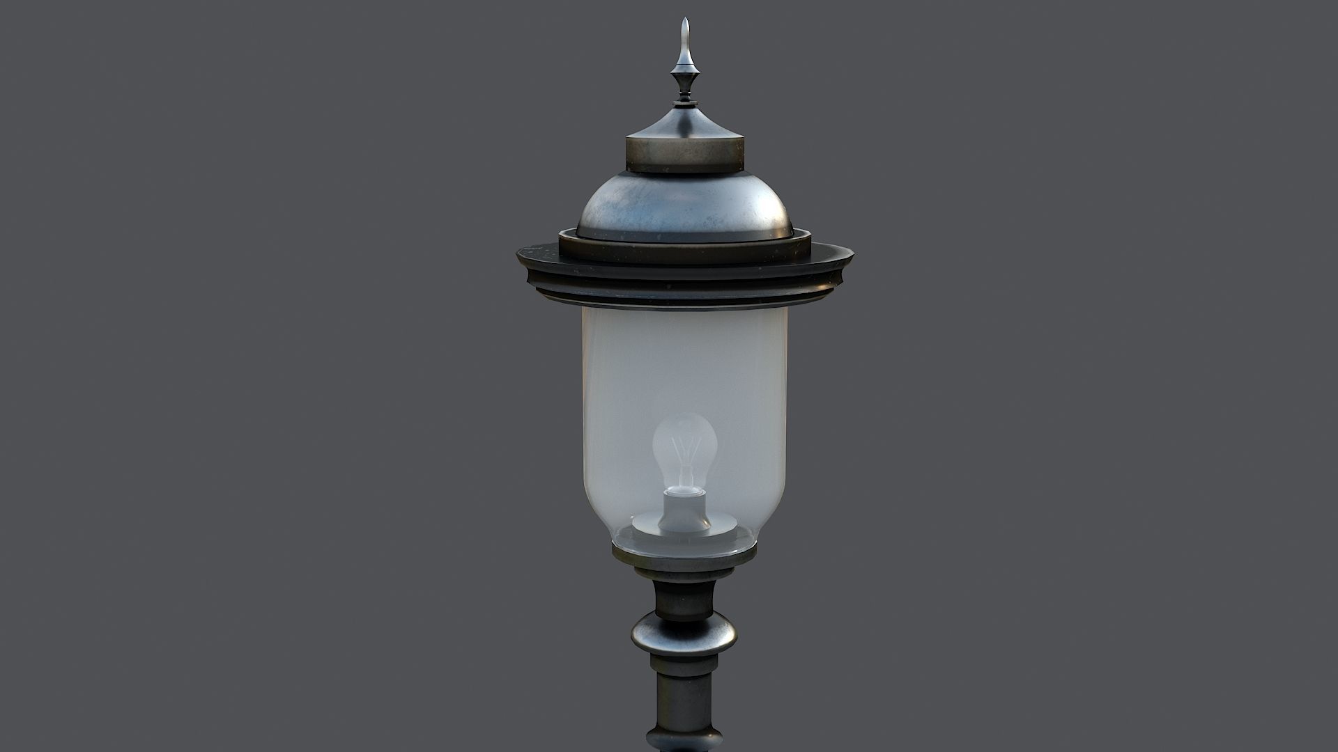 Classic street lamp Collection 3D model_9