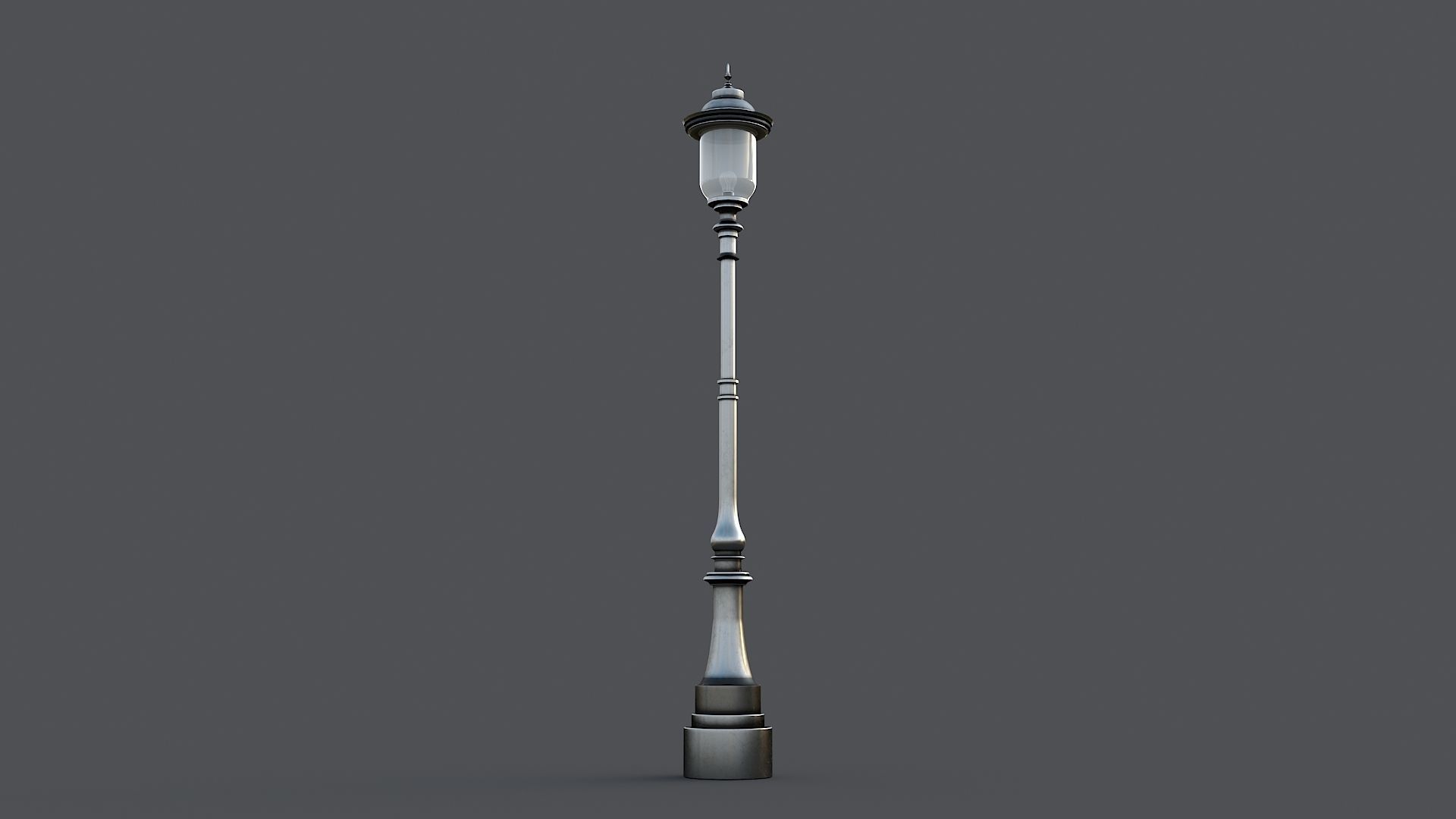 Classic street lamp Collection 3D model_8