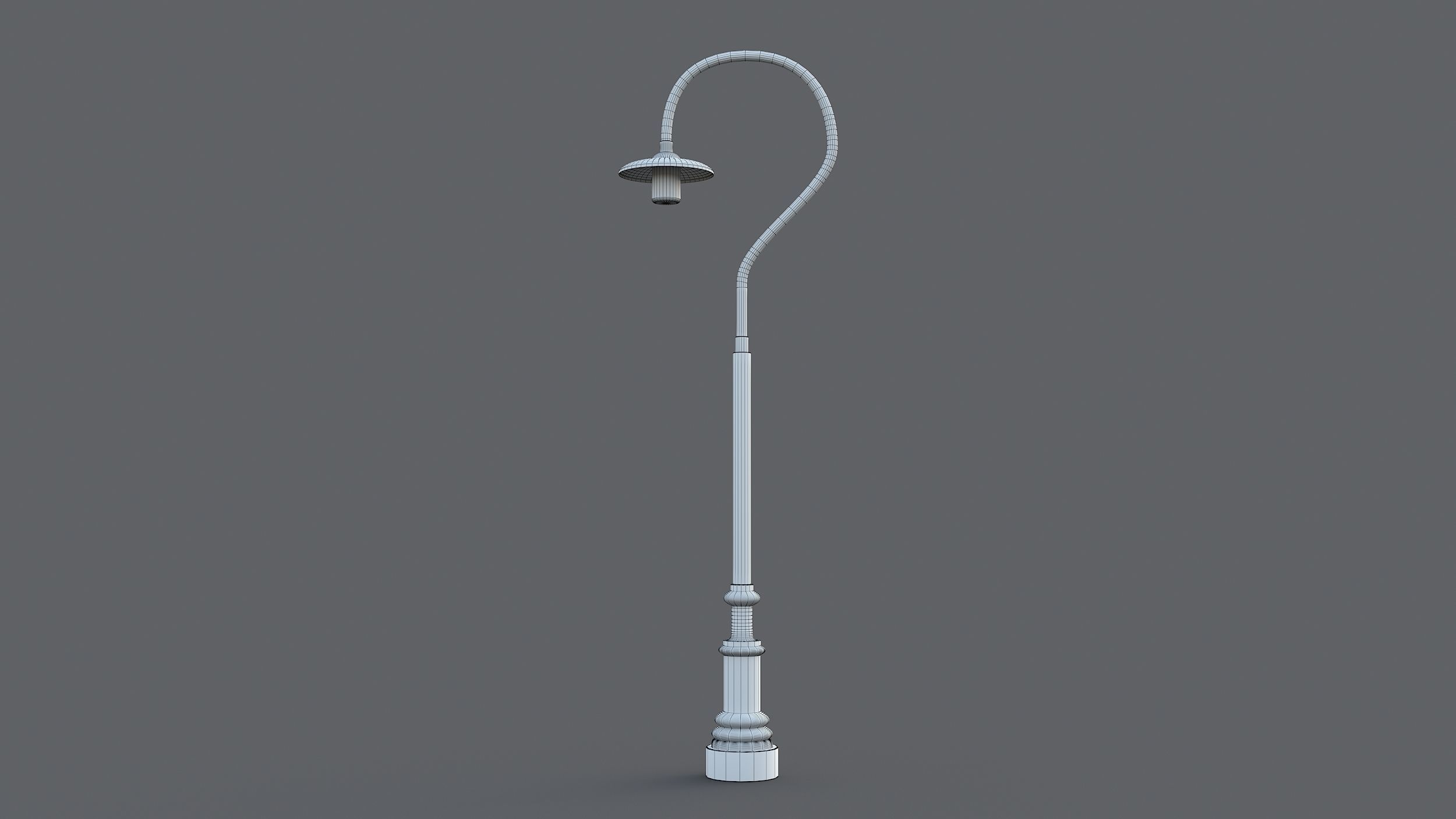 Classic street lamp Collection 3D model_31