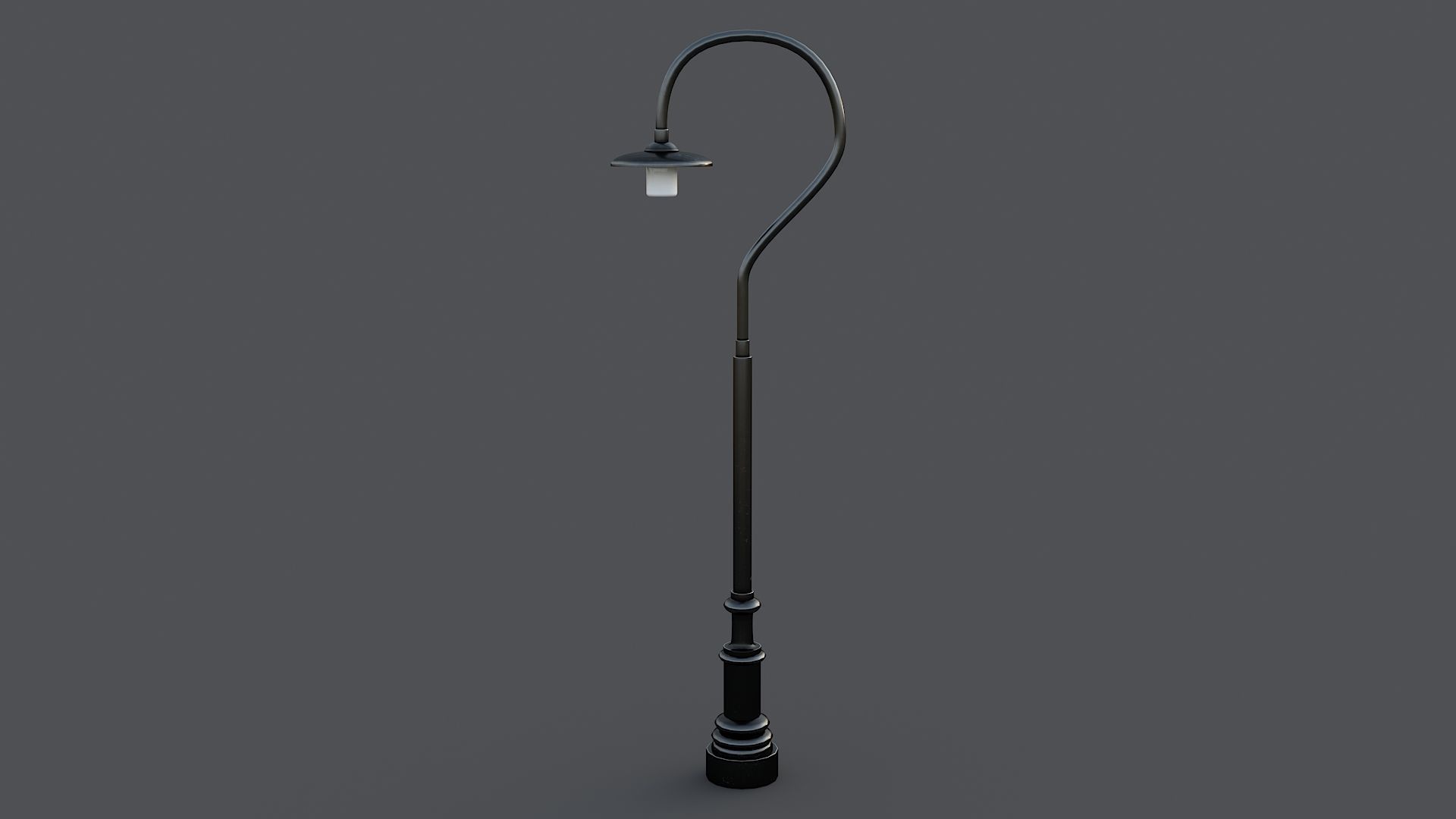 Classic street lamp Collection 3D model_14