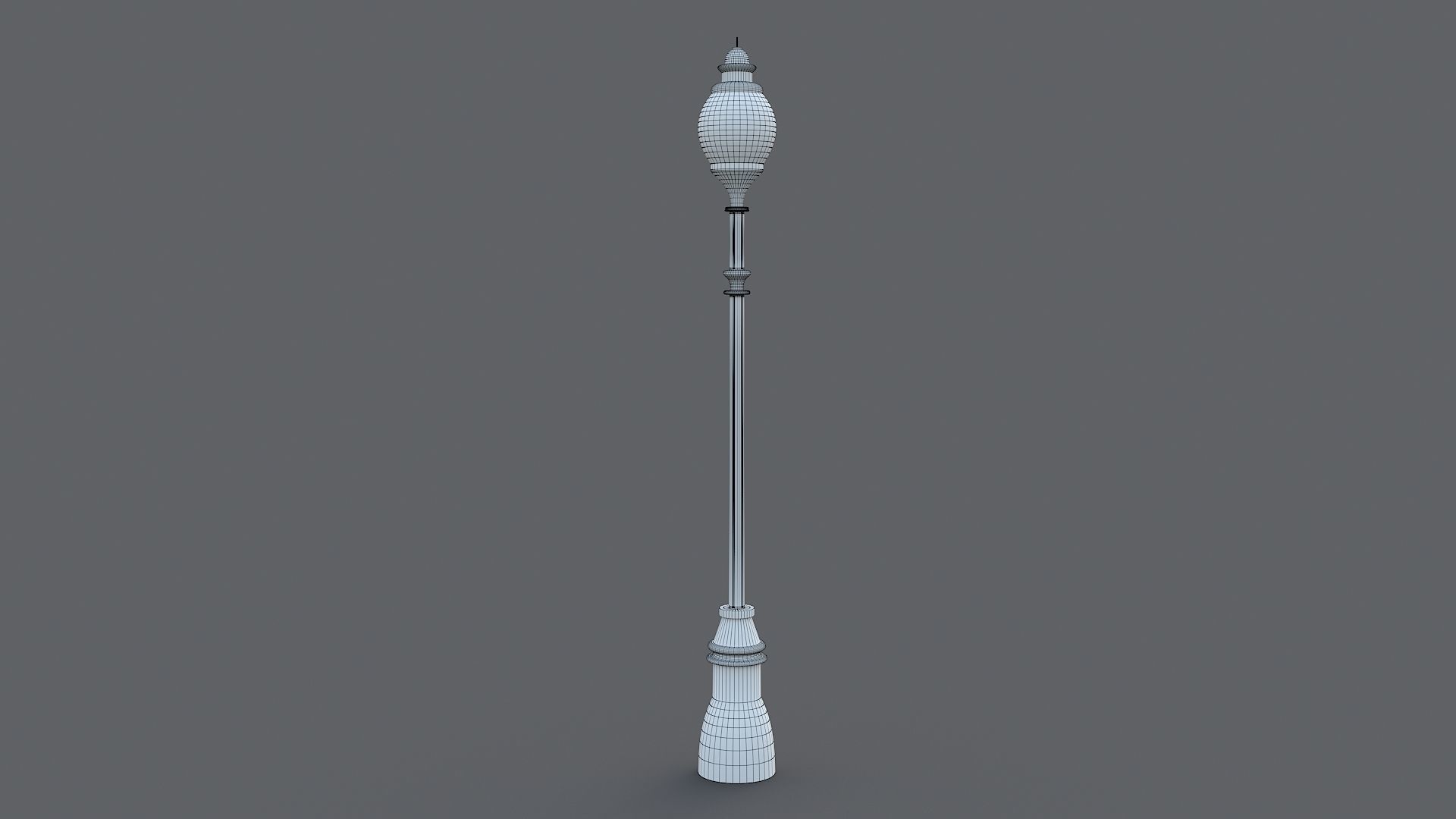 Classic street lamp Collection 3D model_21