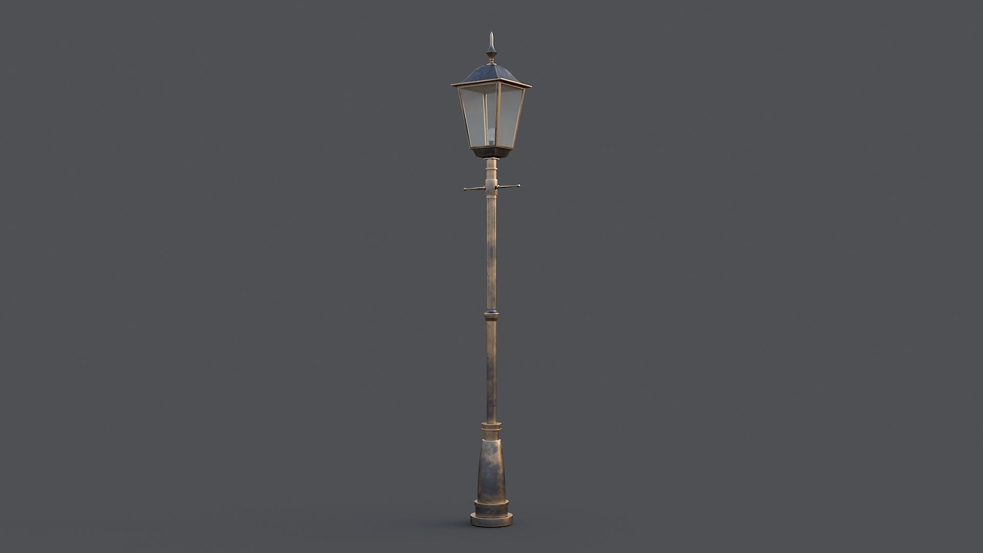 Classic street lamp Collection 3D model_10