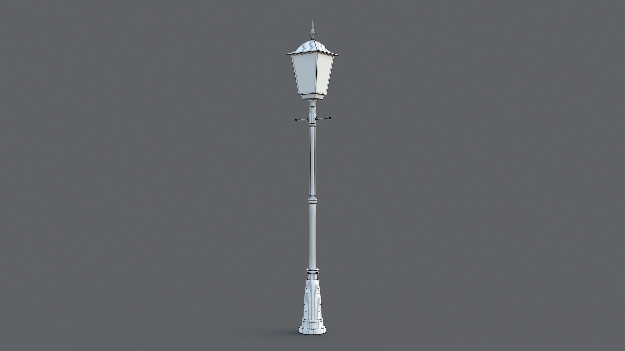 Classic street lamp Collection 3D model_27