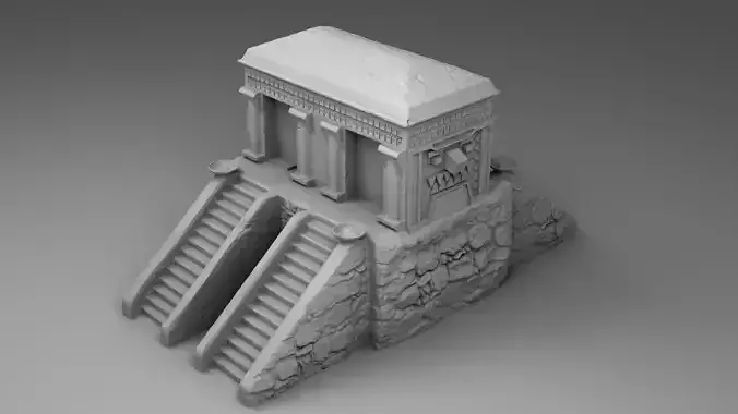 The pantheon of Maya 3D print model