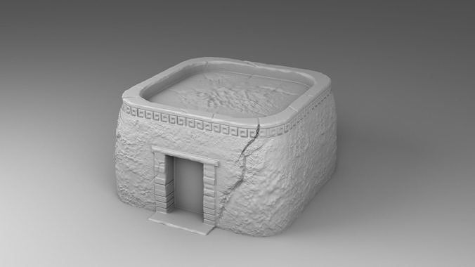 The palace of Maya 3D print model