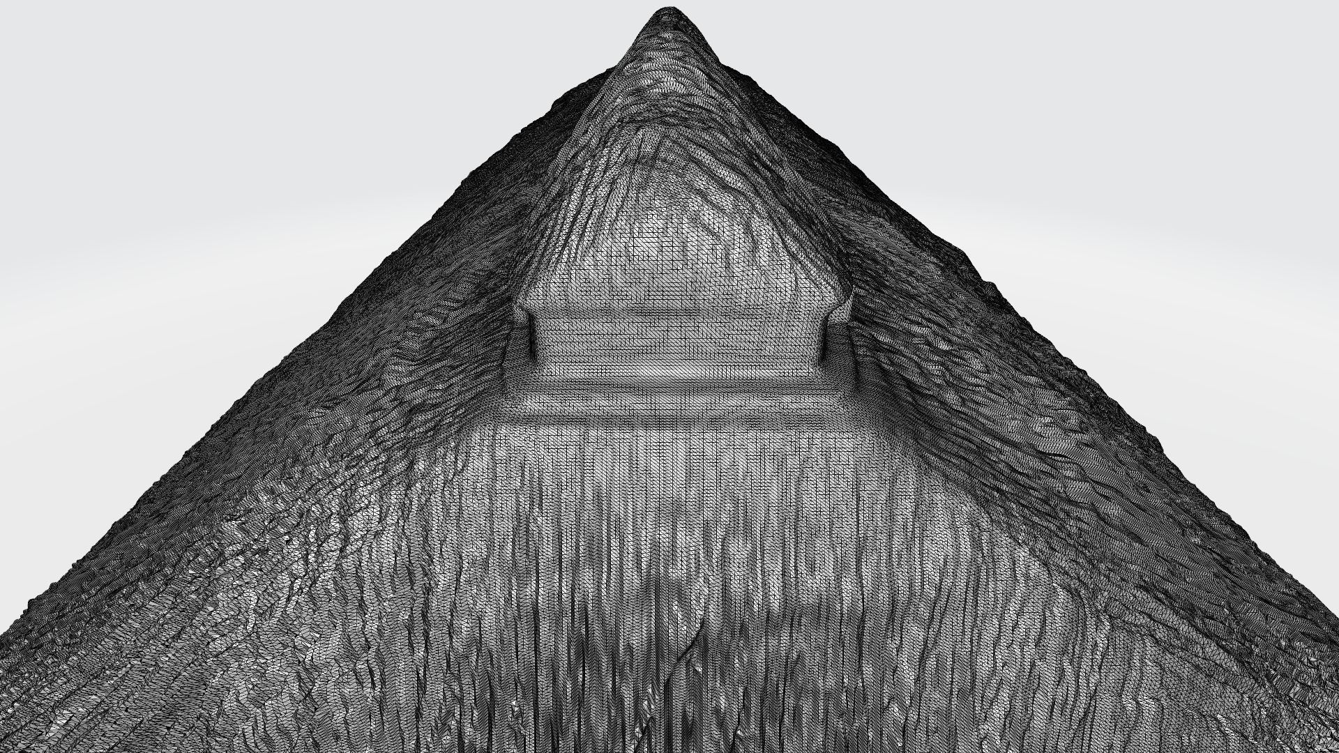 Large temple of Maya 3D print model_4