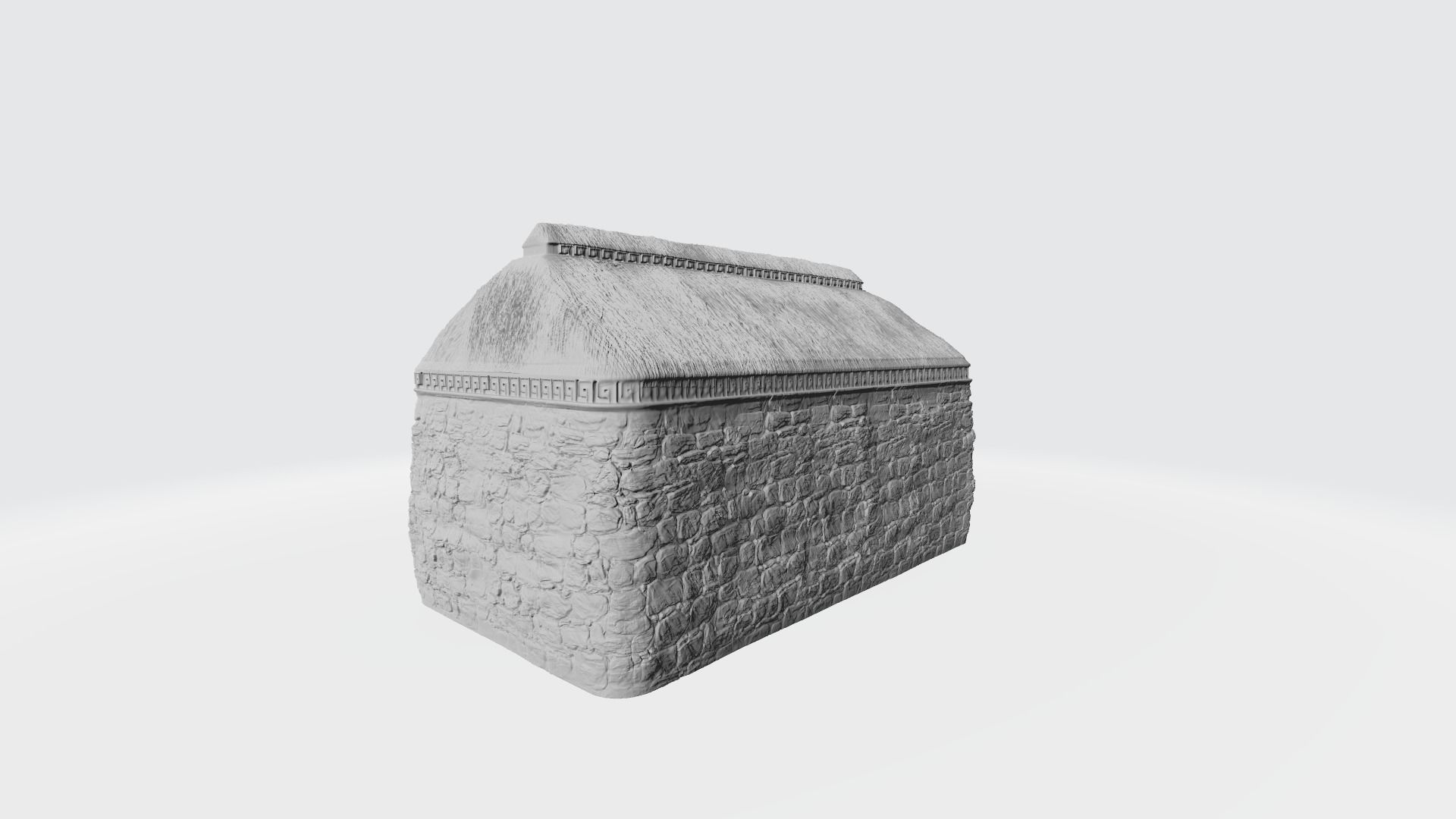 Large temple of Maya 3D print model_1