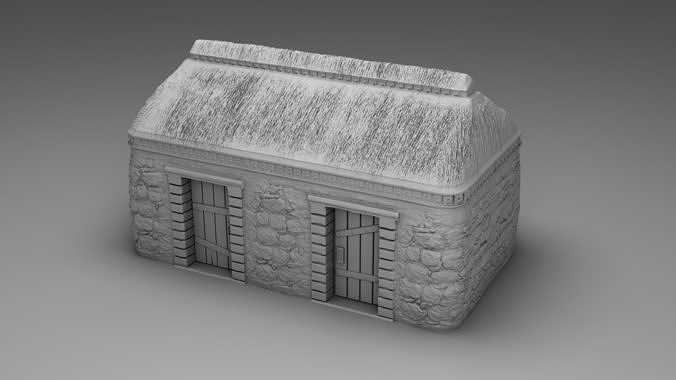 Large temple of Maya 3D print model