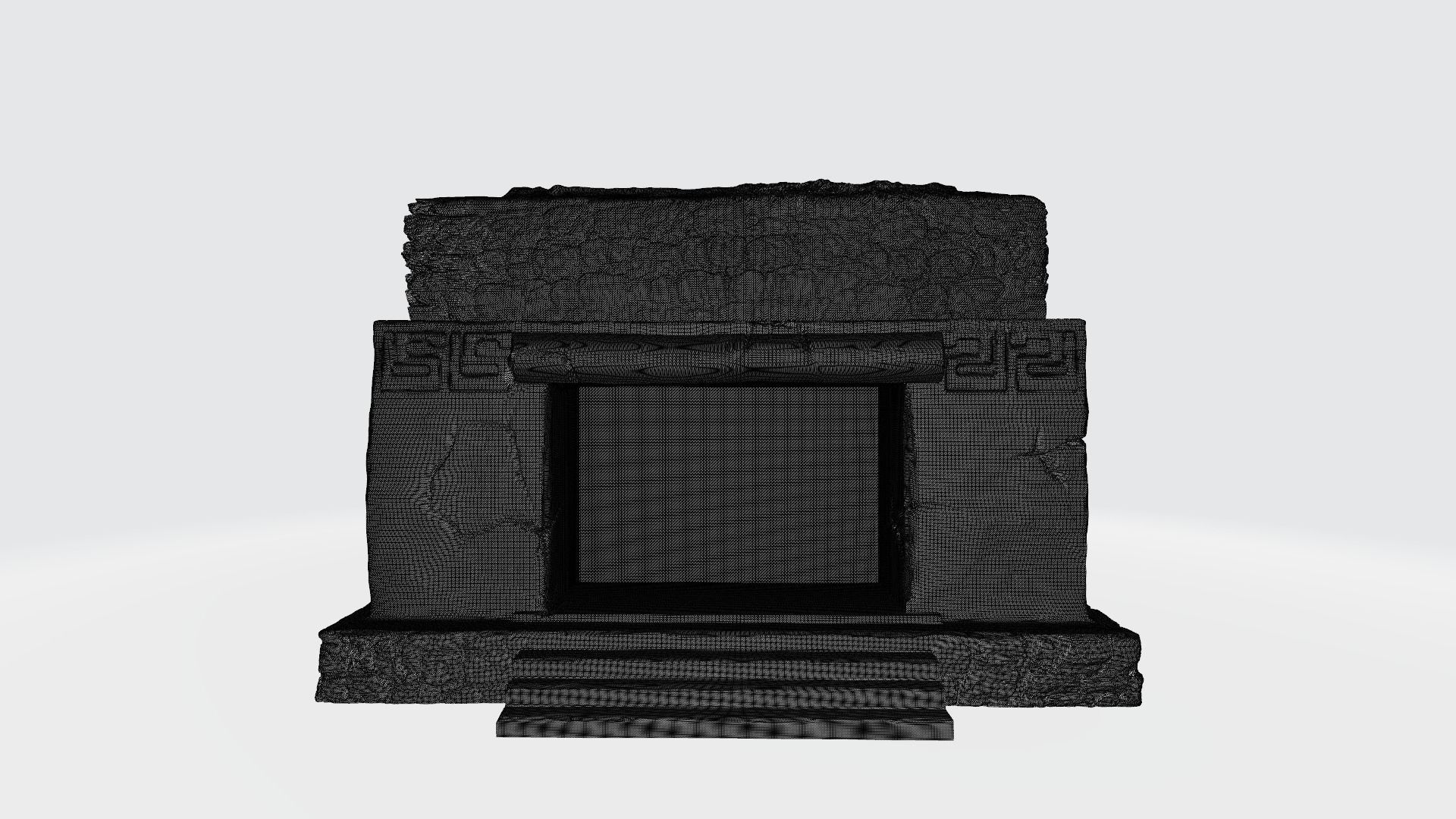 Large tample of Maya 3D print model_3