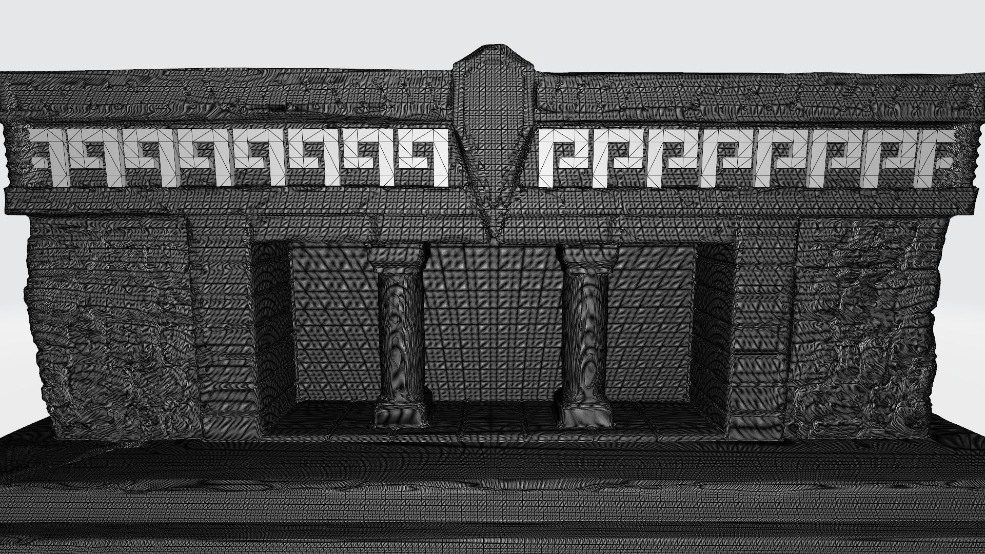 The palace of Maya 3D print model_4