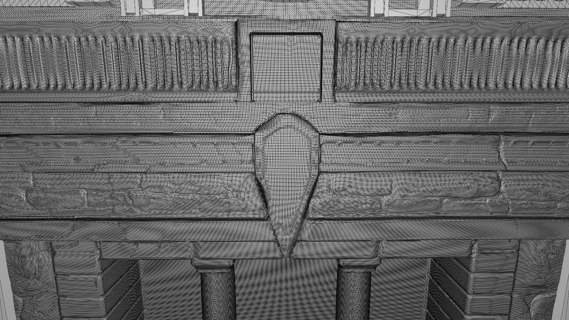 Large temple of Maya 3D print model_2