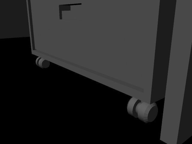 Office Desk 3D model_8