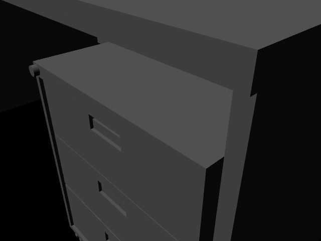 Office Desk 3D model_7