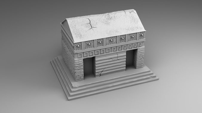 The build of Maya 3D print model