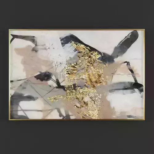 Pictures144 abstract painting of waves