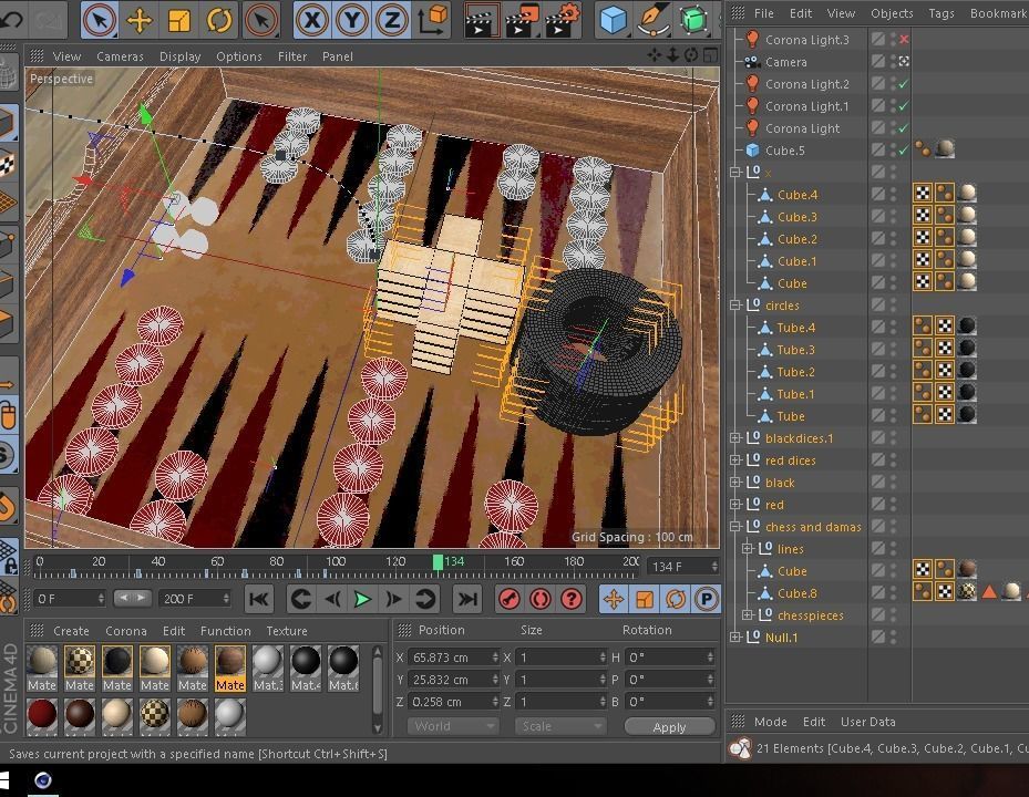 4 X1  board games 3D model_7