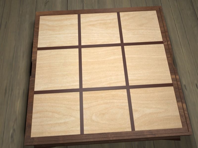 4 X1  board games 3D model_3