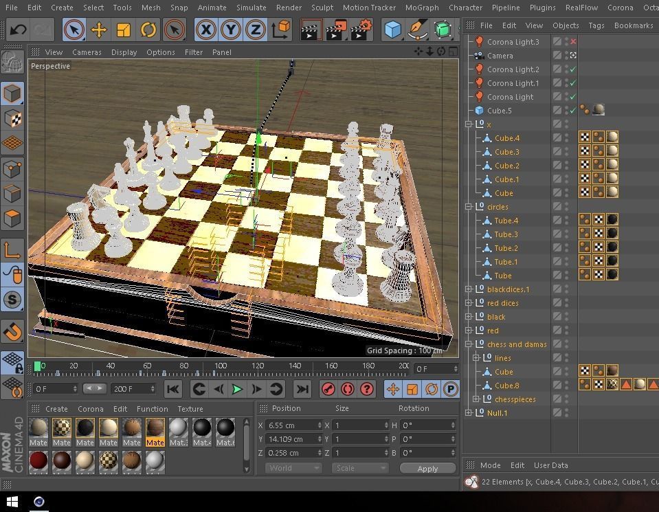 4 X1  board games 3D model_6