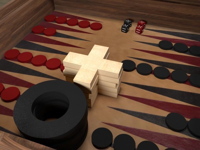 4 X1  board games 3D model_1