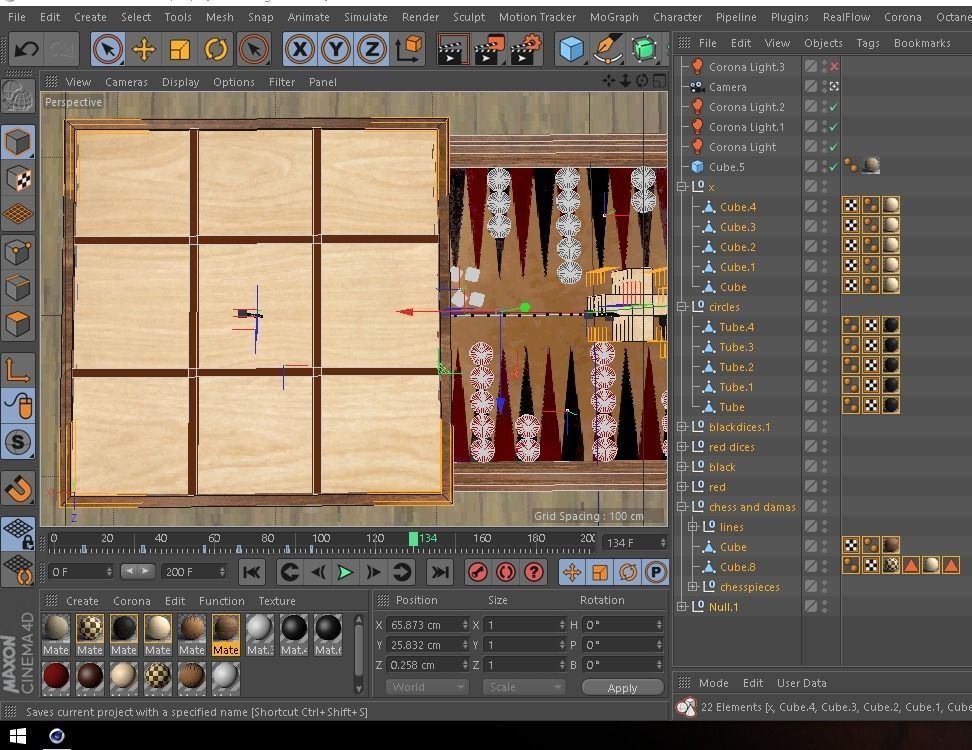 4 X1  board games 3D model_5
