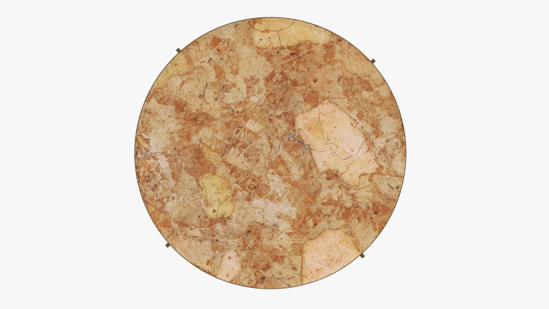 Coffee table round 3D model_3