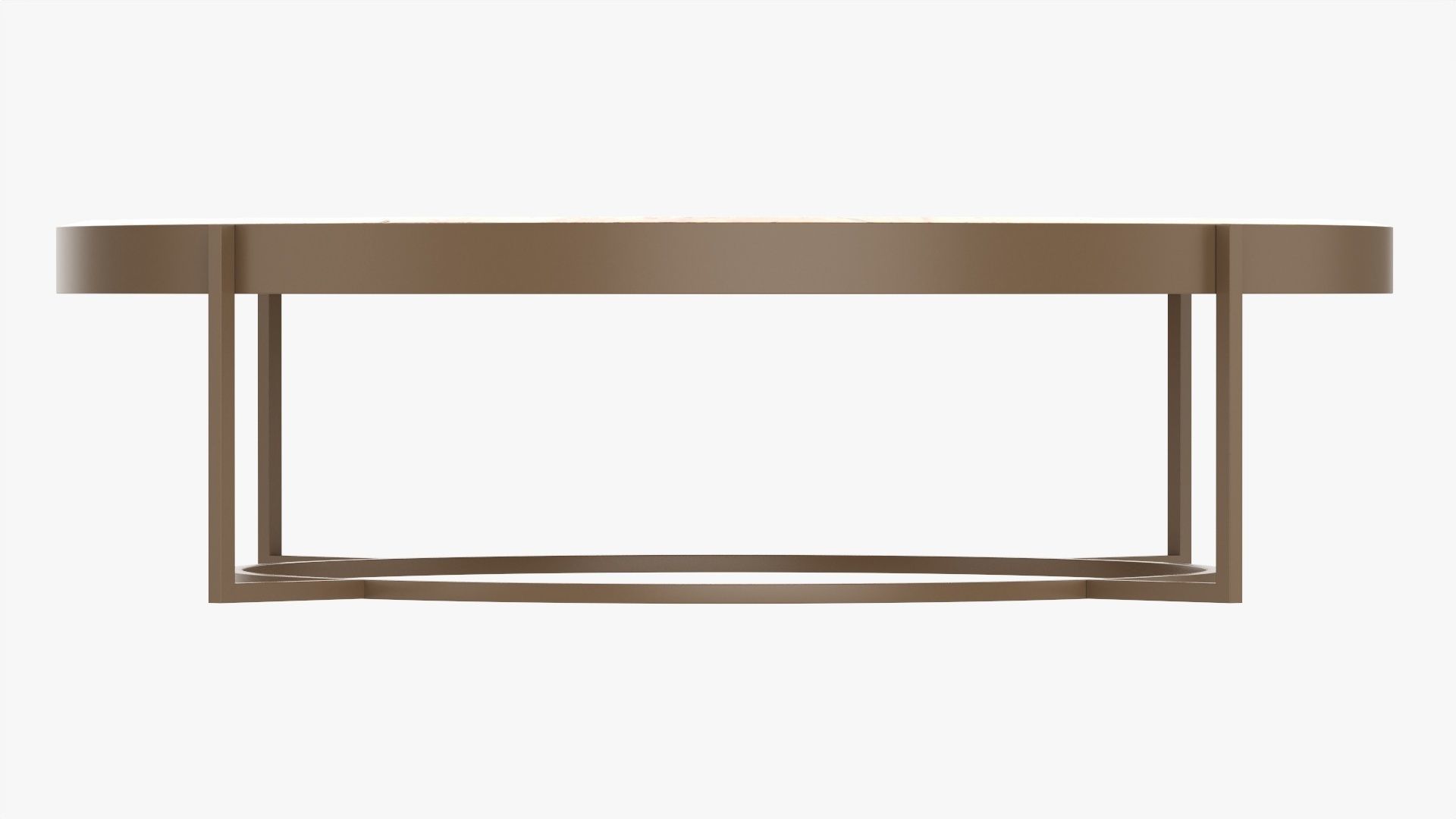 Coffee table round 3D model_4