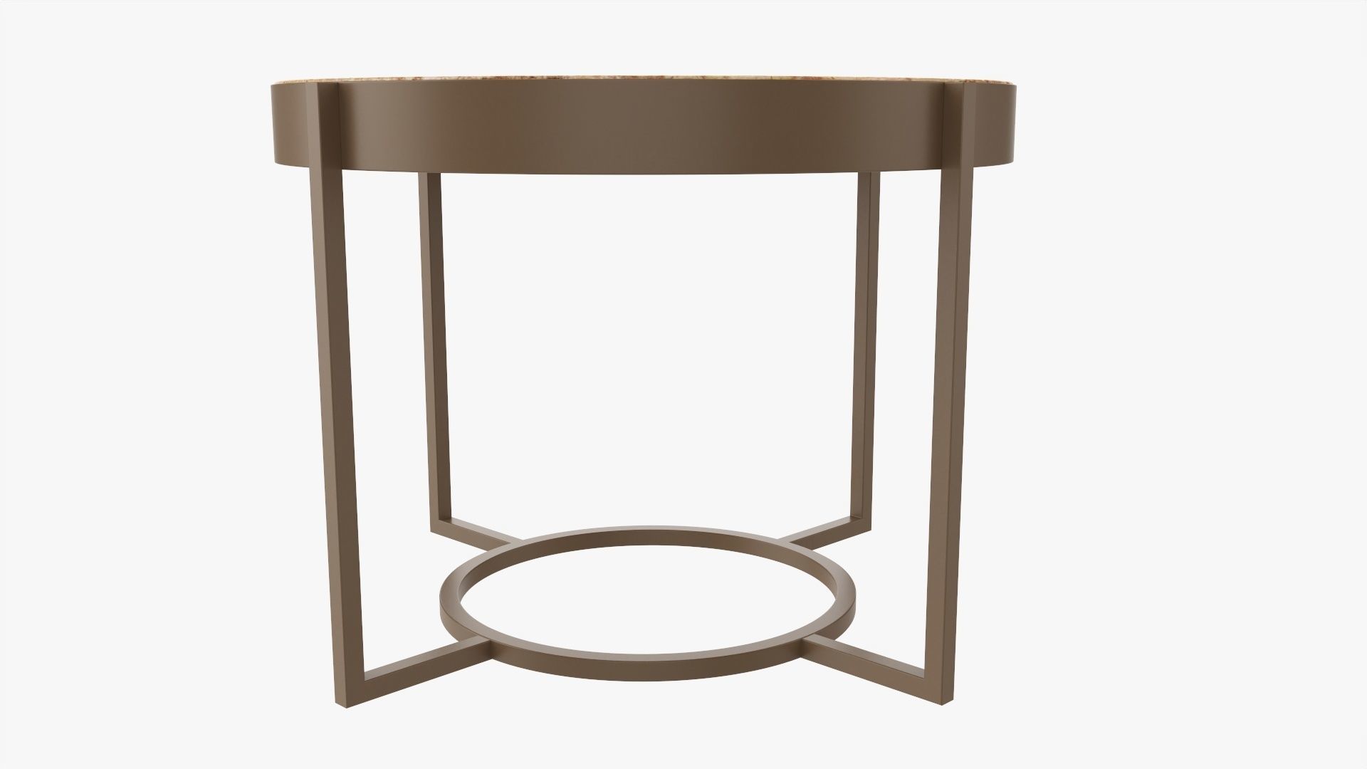 Round side table 3D model_1