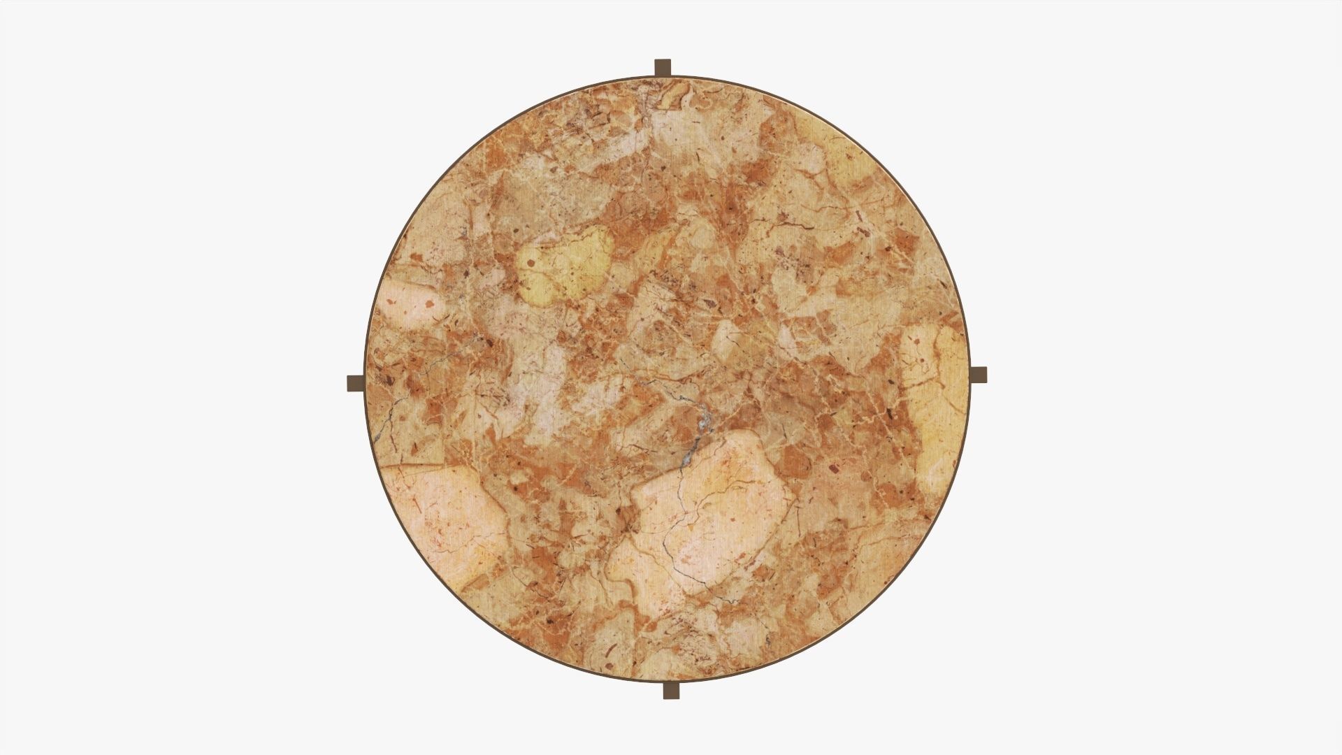 Round side table 3D model_4