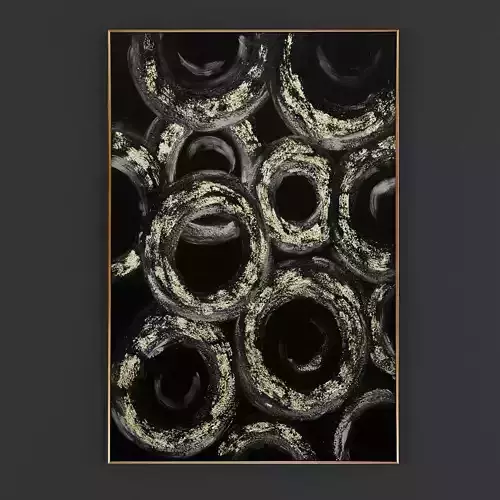 Pictures148 abstract painting hanging on wall