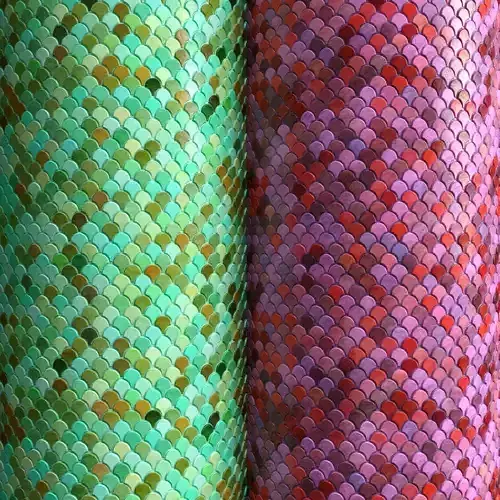Materials 19- Fish scale tiles PBR Texture