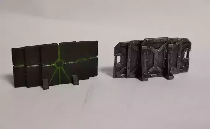 Necron kill team barricades 