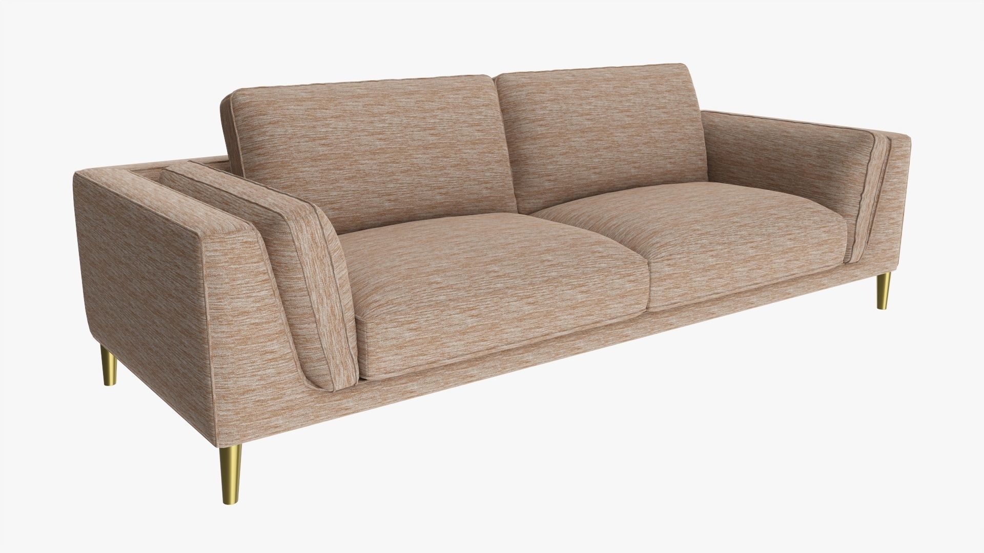 Sofa in sleeper style 3D model_1