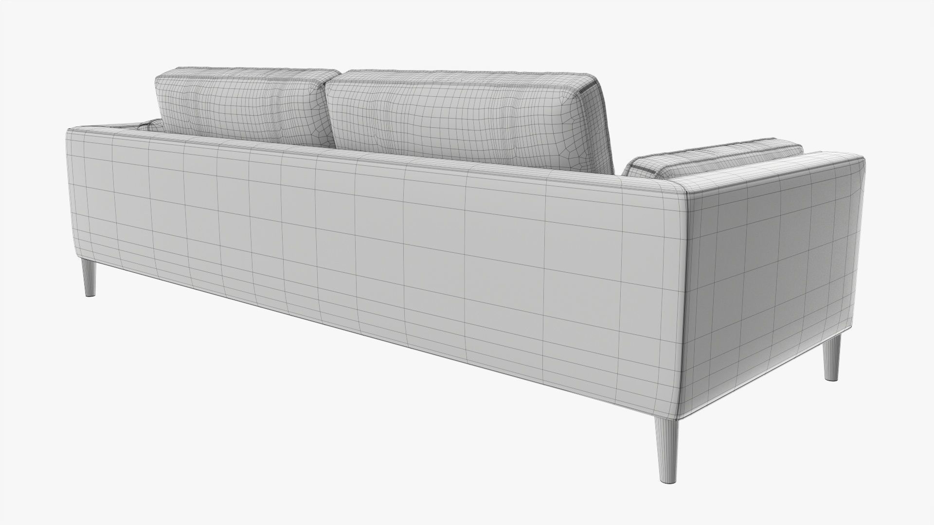 Sofa in sleeper style 3D model_8