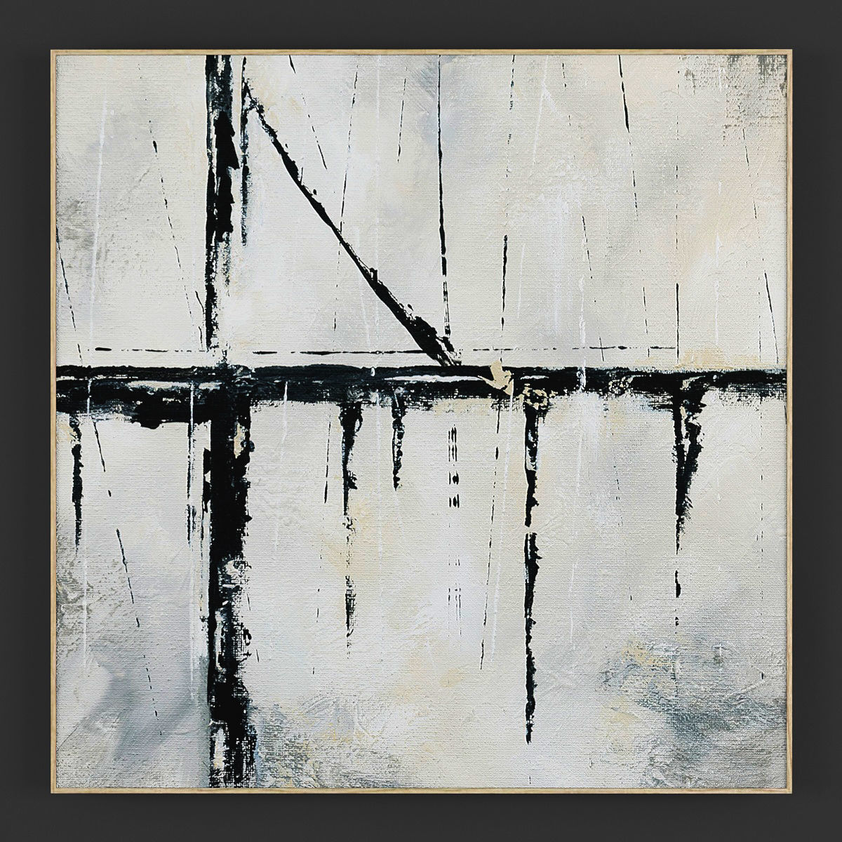 Pictures152 abstract painting 3D model_2