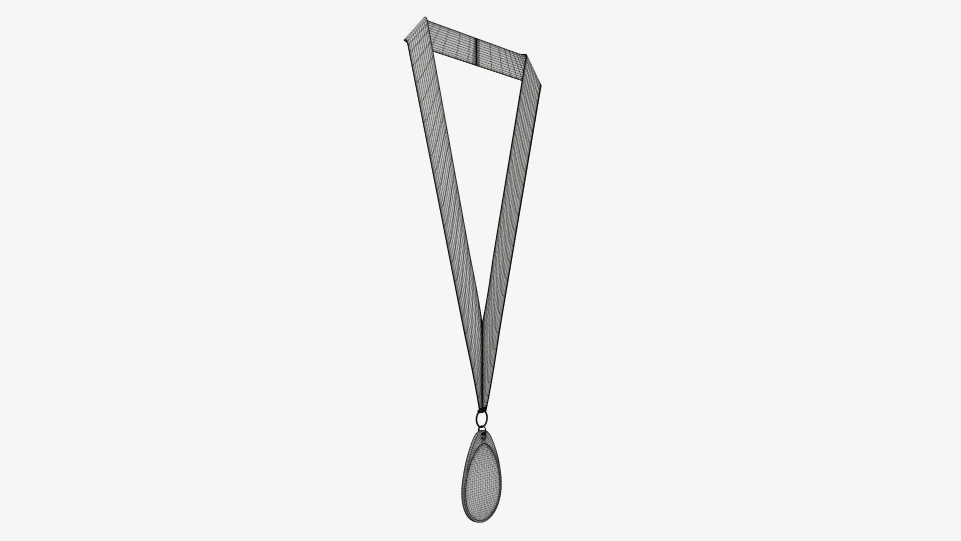 Sports medal trophy mockup 02 3D model_7