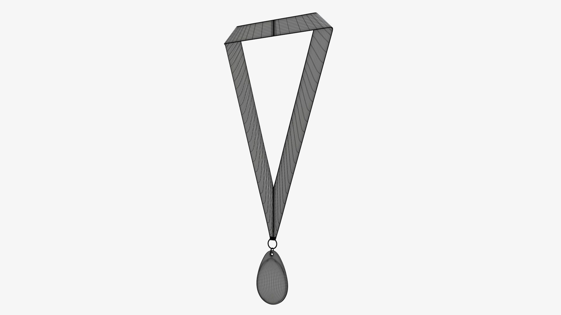 Sports medal trophy mockup 02 3D model_8