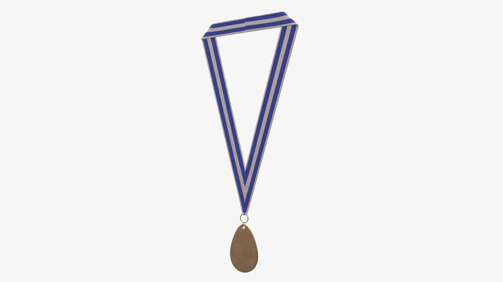 Sports medal trophy mockup 02 3D model_2
