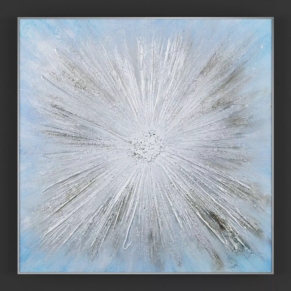 Pictures157 abstract painting of sunburst 3D model_0