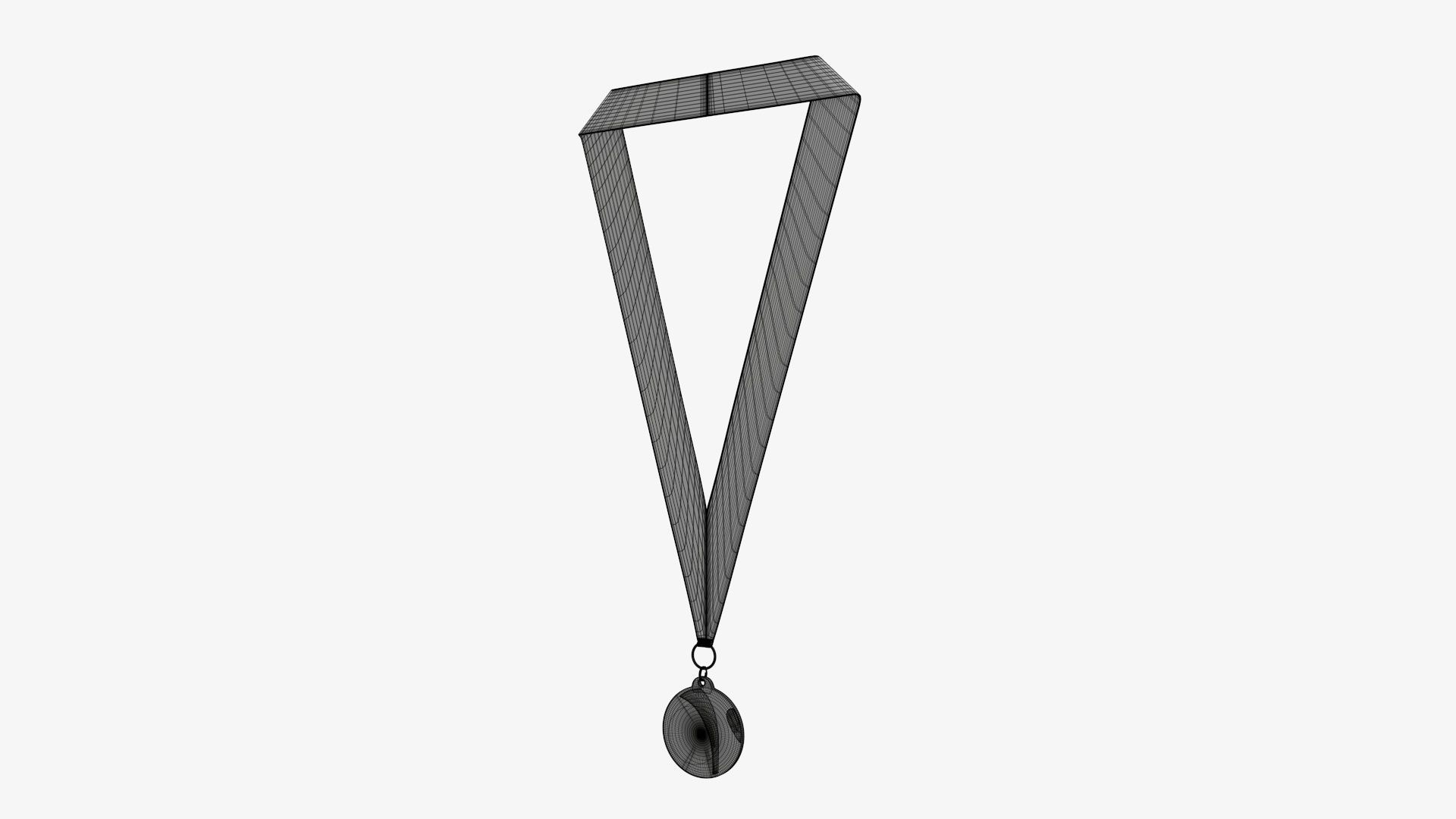 Sports medal trophy mockup 03 3D model_8
