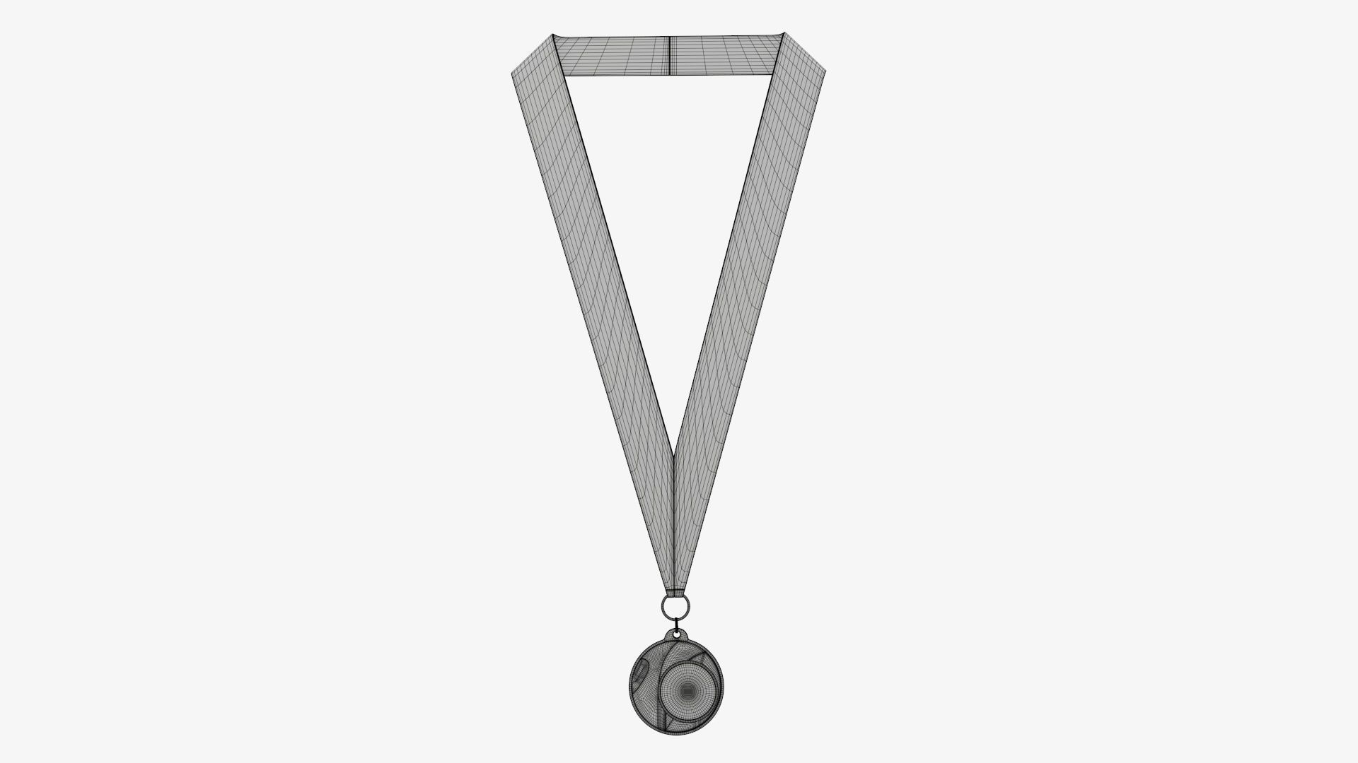 Sports medal trophy mockup 03 3D model_6