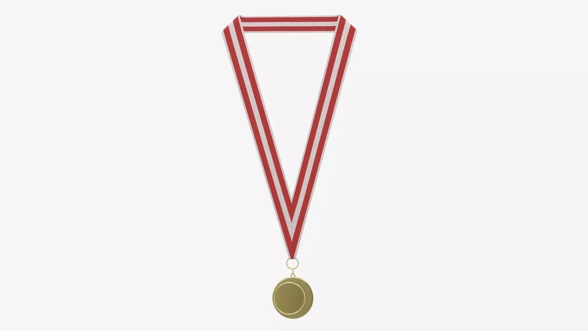 Sports medal trophy mockup 04 3D model_0