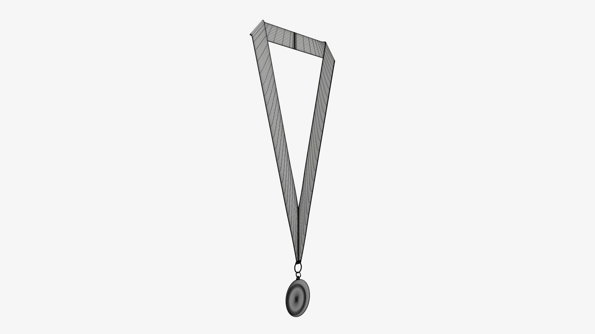 Sports medal trophy mockup 04 3D model_7