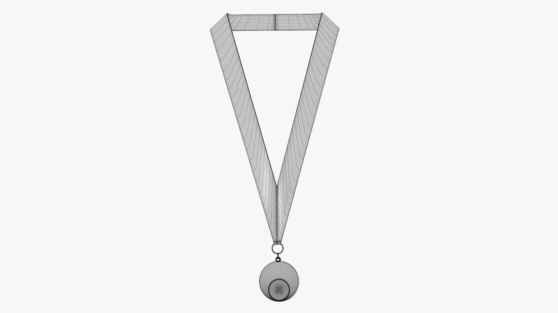 Sports medal trophy mockup 05 3D model_6
