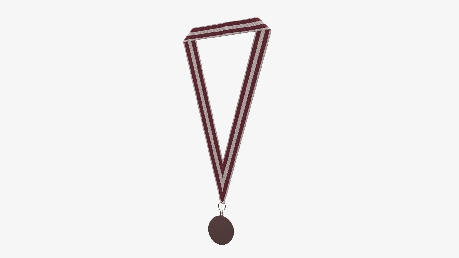 Sports medal trophy mockup 05 3D model_2